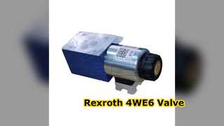 Rexroth 4WE6 Hidrolik Valf: Güç ve Hassasiyet